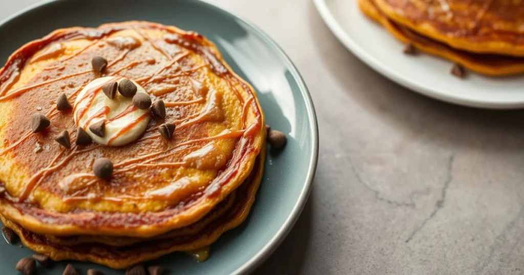 Easy pumpkin pancakes