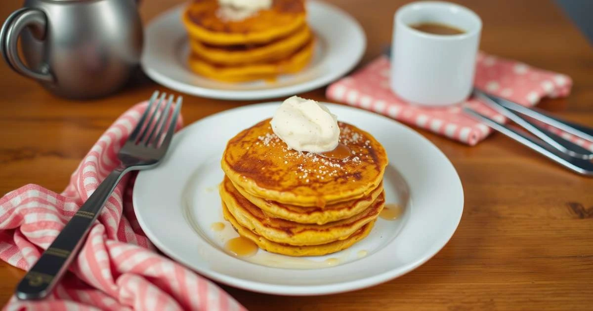 Easy pumpkin pancakes