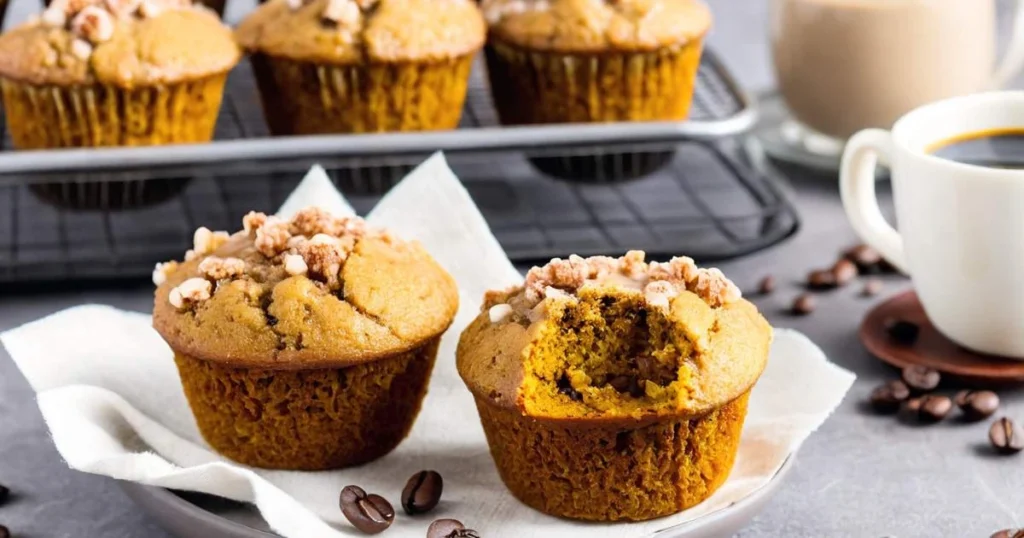 Pumpkin Coffee Cake Muffins