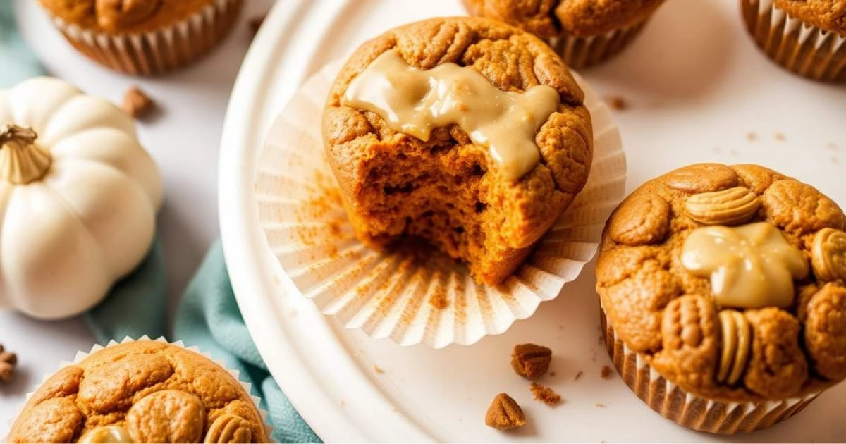 Pumpkin Coffee Cake Muffins