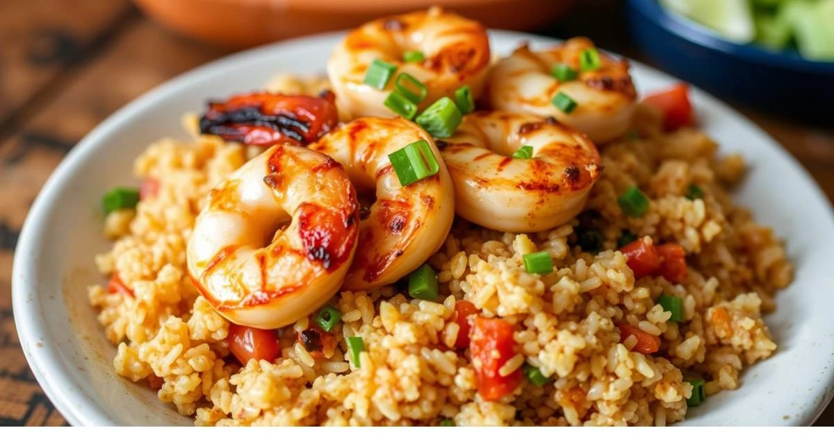 Quick Shrimp Dirty Rice