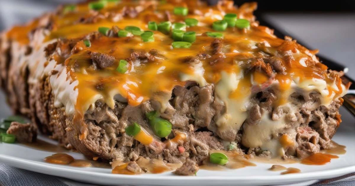 Philly Cheesesteak Meatloaf