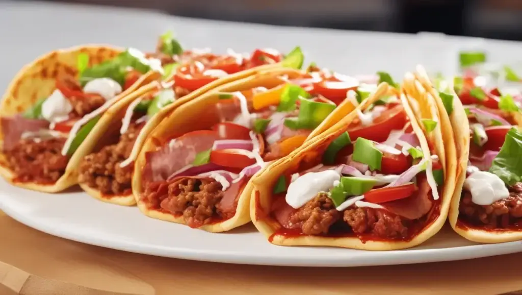 Meat Lovers Pizza Tacos