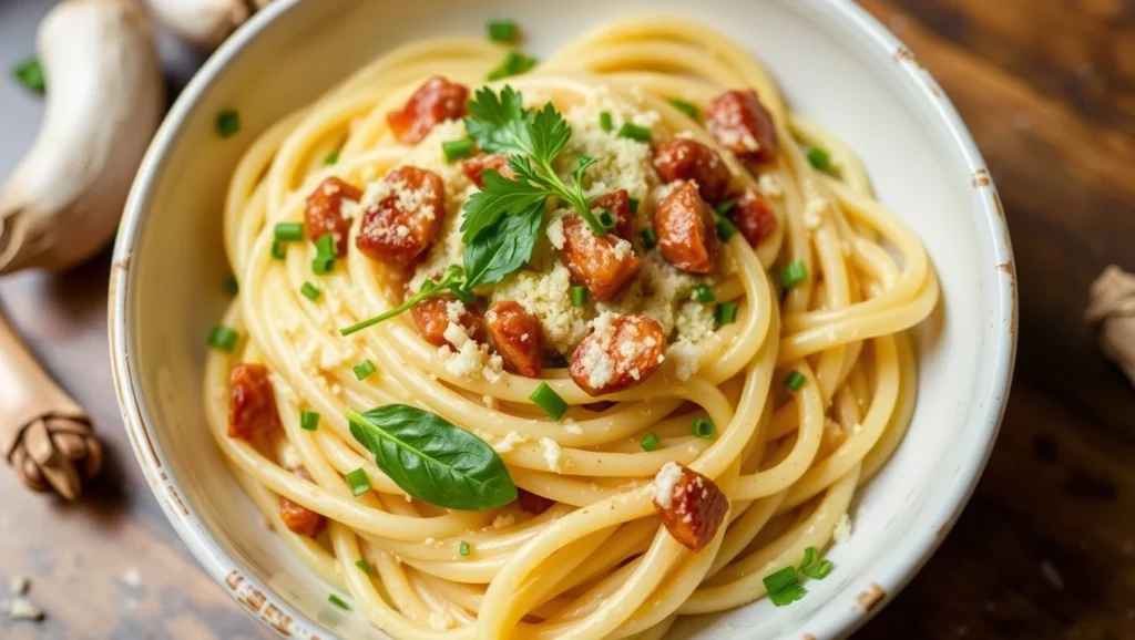 garlic butter pasta