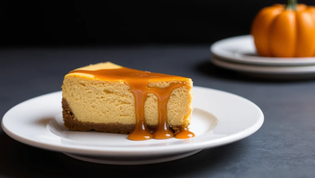 Pumpkin Caramel Cheesecake