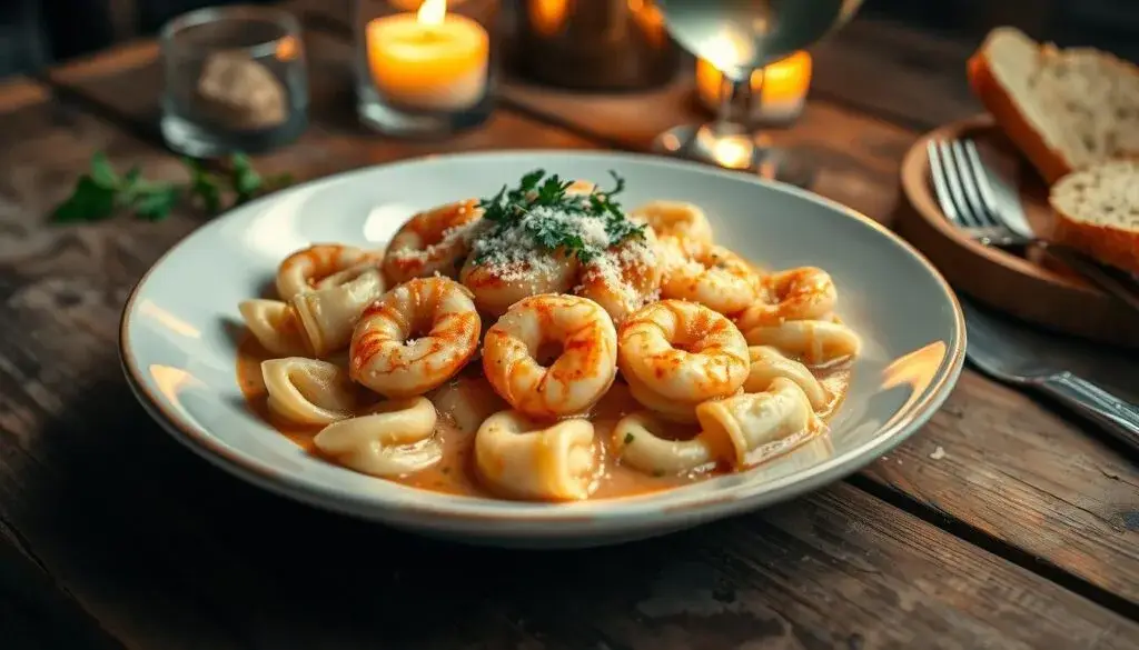 Creamy Shrimp Tortellini