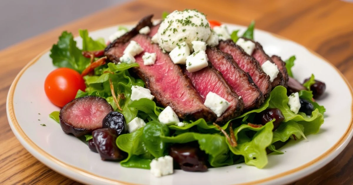 Steak and Blue Cheese Salad