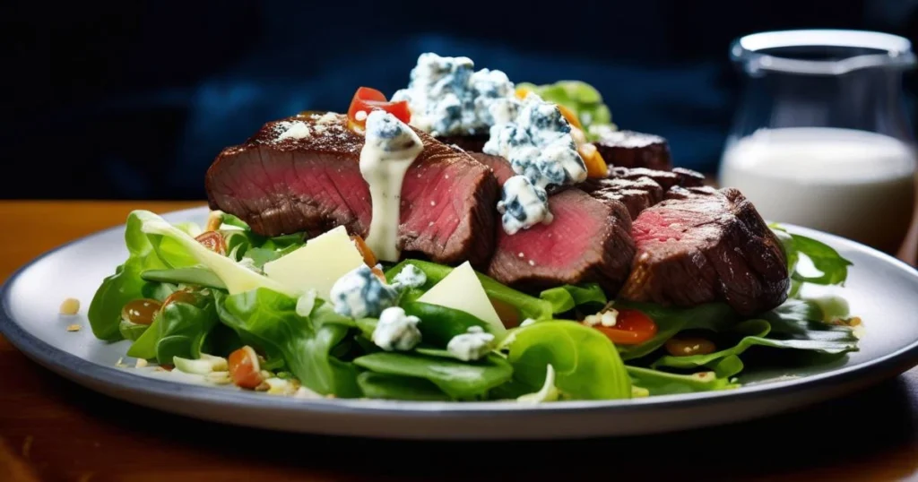 Steak and Blue Cheese Salad