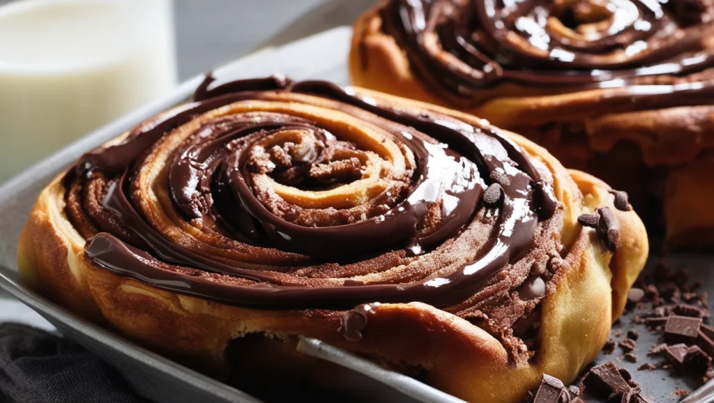 Chocolate cinnamon rolls