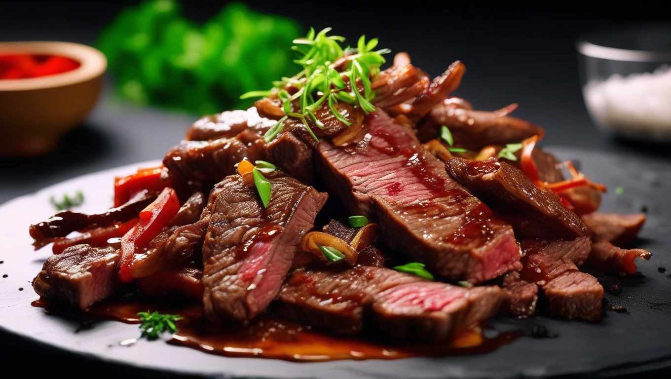 Beef strips