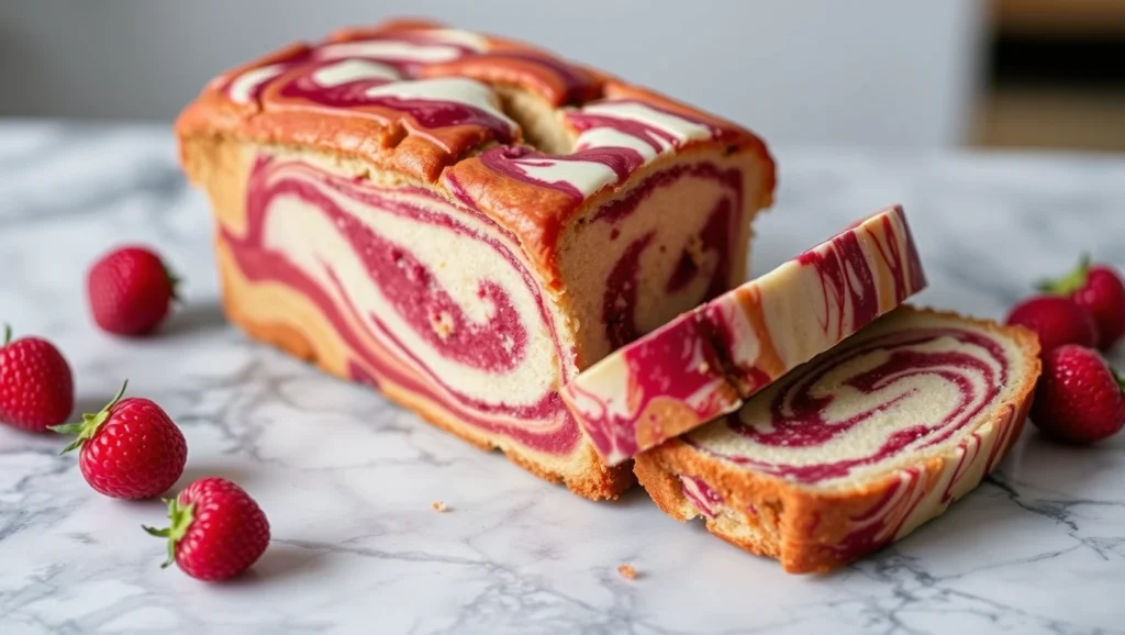 Cranberry Marble Loaf