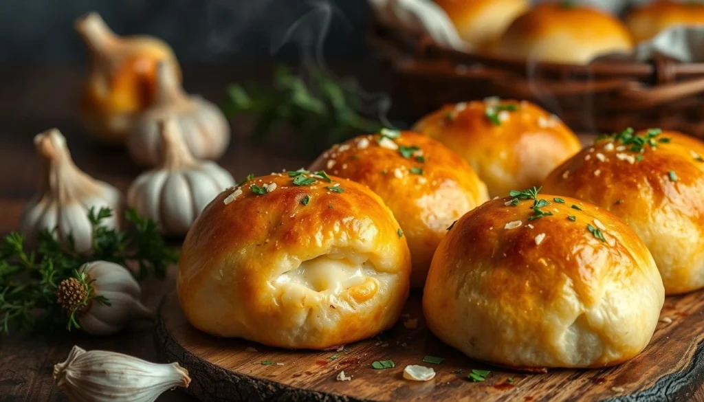 Cheesy Garlic Bombs