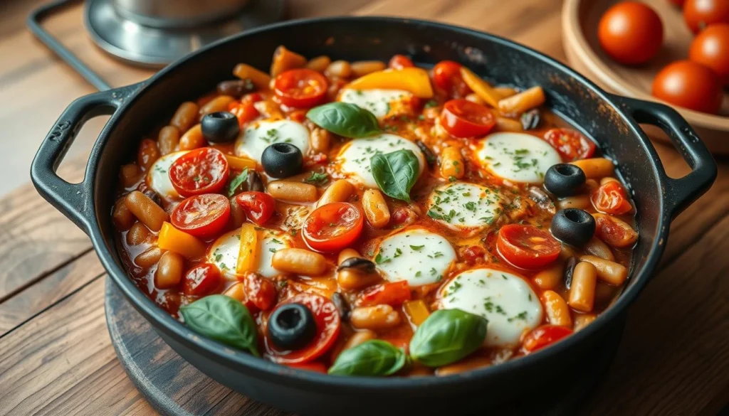 Pizza Beans Skillet