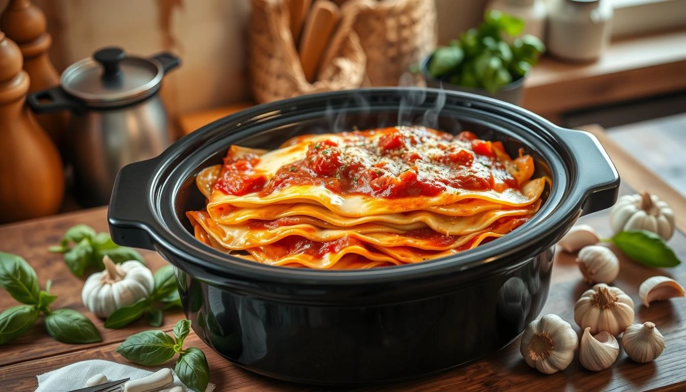 Crock Pot Lasagna