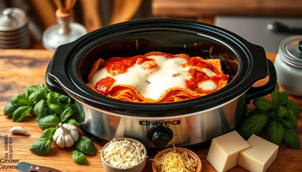 Crock Pot Lasagna