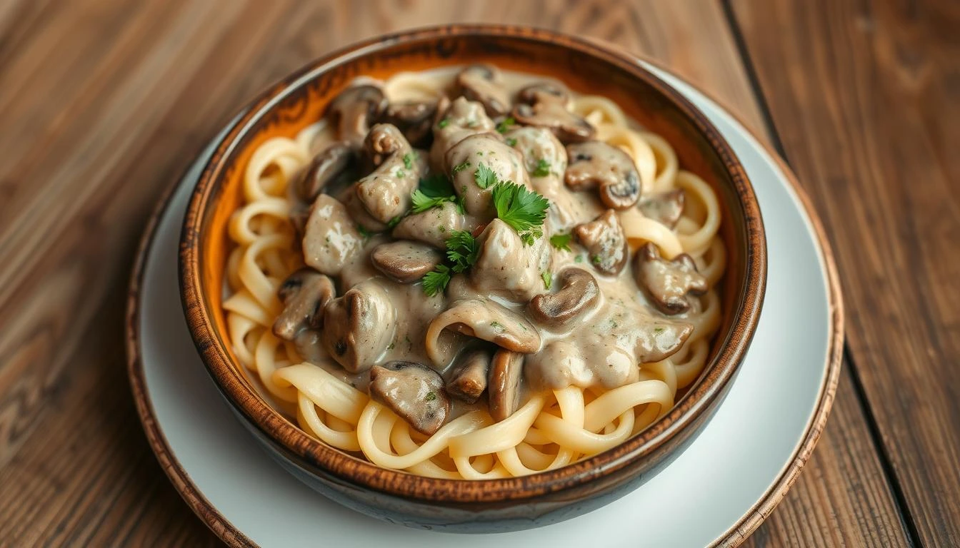 Beef Stroganoff