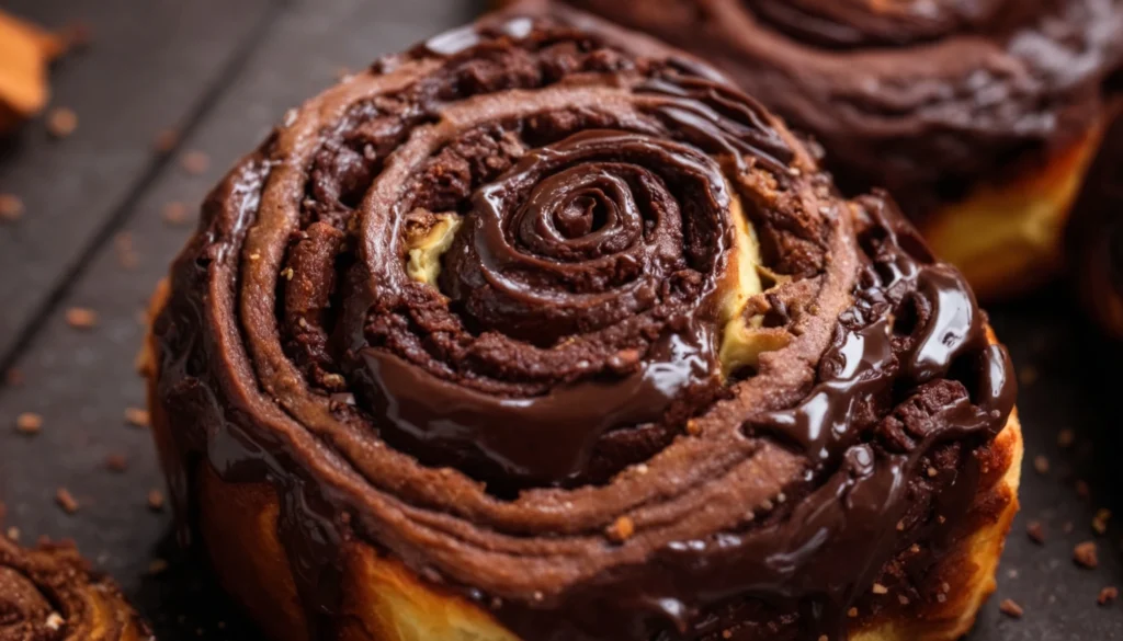 Chocolate cinnamon rolls