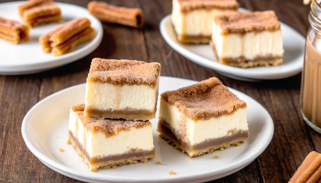 Churro Cheesecake Bars