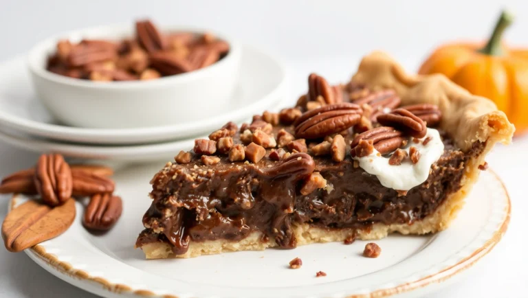 Thanksgiving Chocolate Pecan Pie